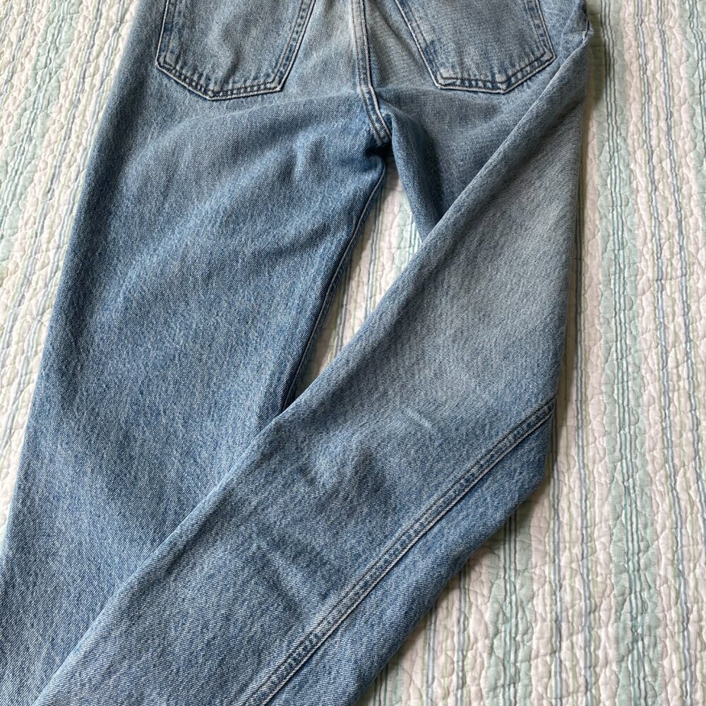 Agolde High Rise Jeans - Light Blue - Picture 8 of 8